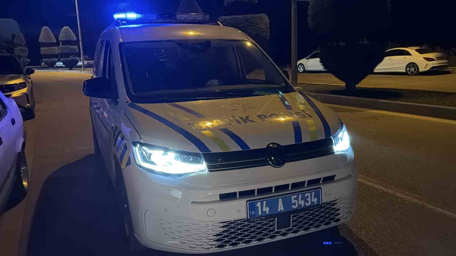 Bolu’da otomobille çarpışan motosiklet sürücüsü yaralandı