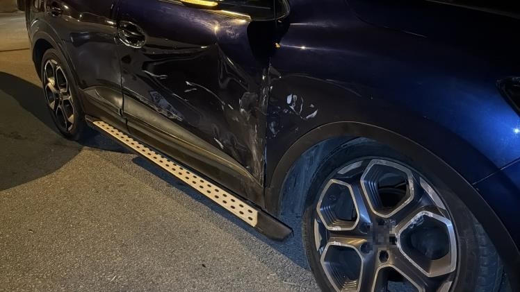 Bolu’da ciple otomobil çarpıştı: 1 yaralı