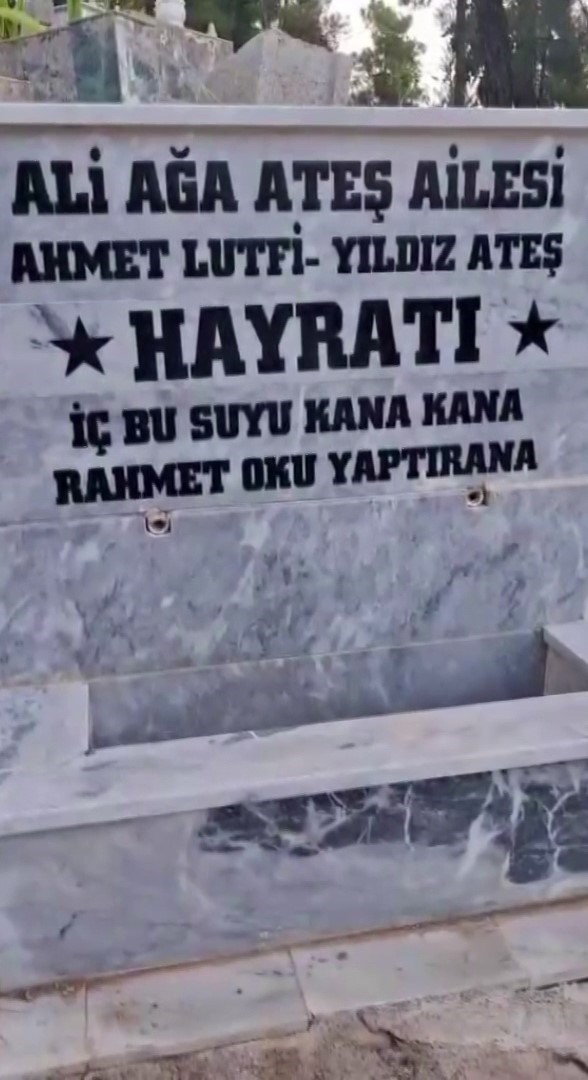 Mezarlıktaki muslukları çalan hırsızlara vatandaştan tepki