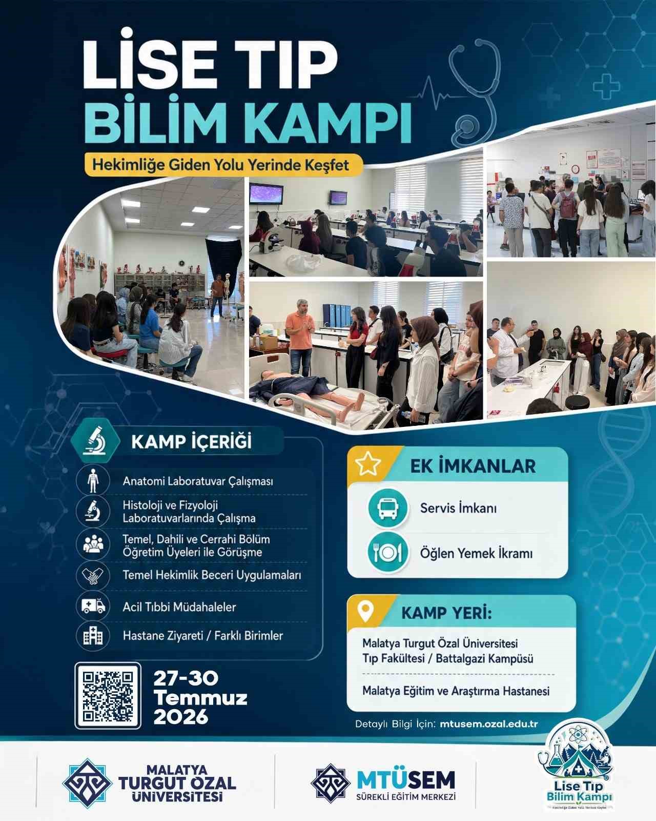 MTÜSEM’de "Lise Tıp Bilim Kampı" başvuruları başladı