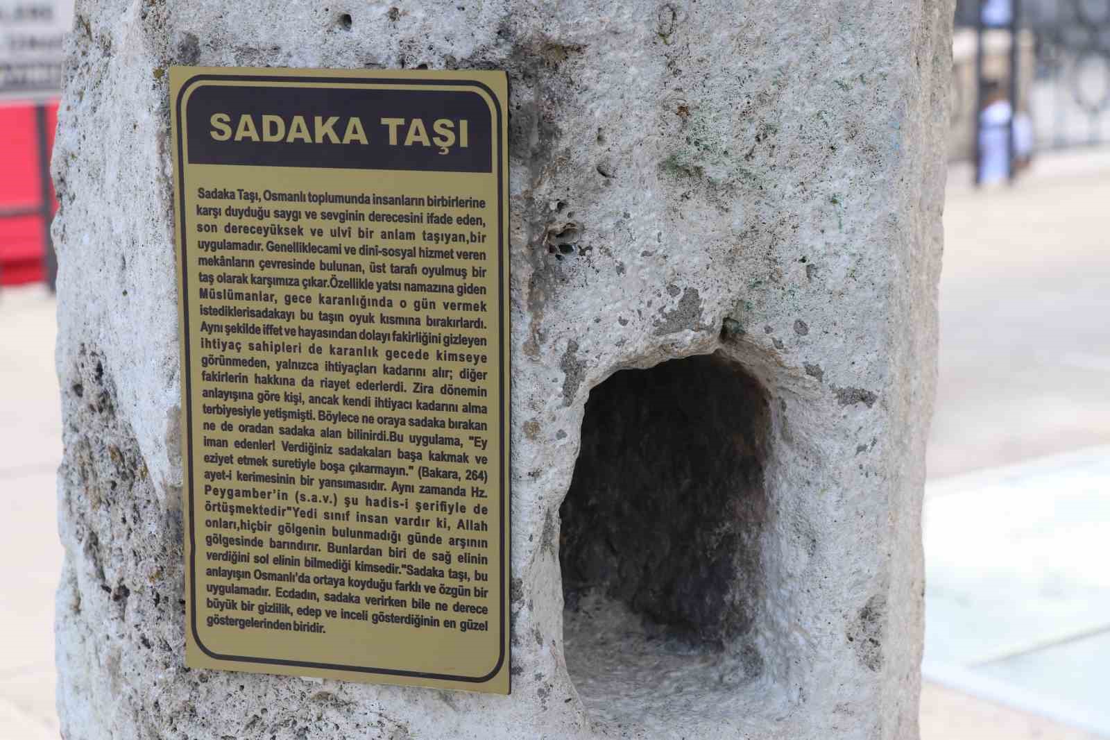 Birlik ve beraberliğin simgesi olan sadaka taşları günümüzde unutuldu