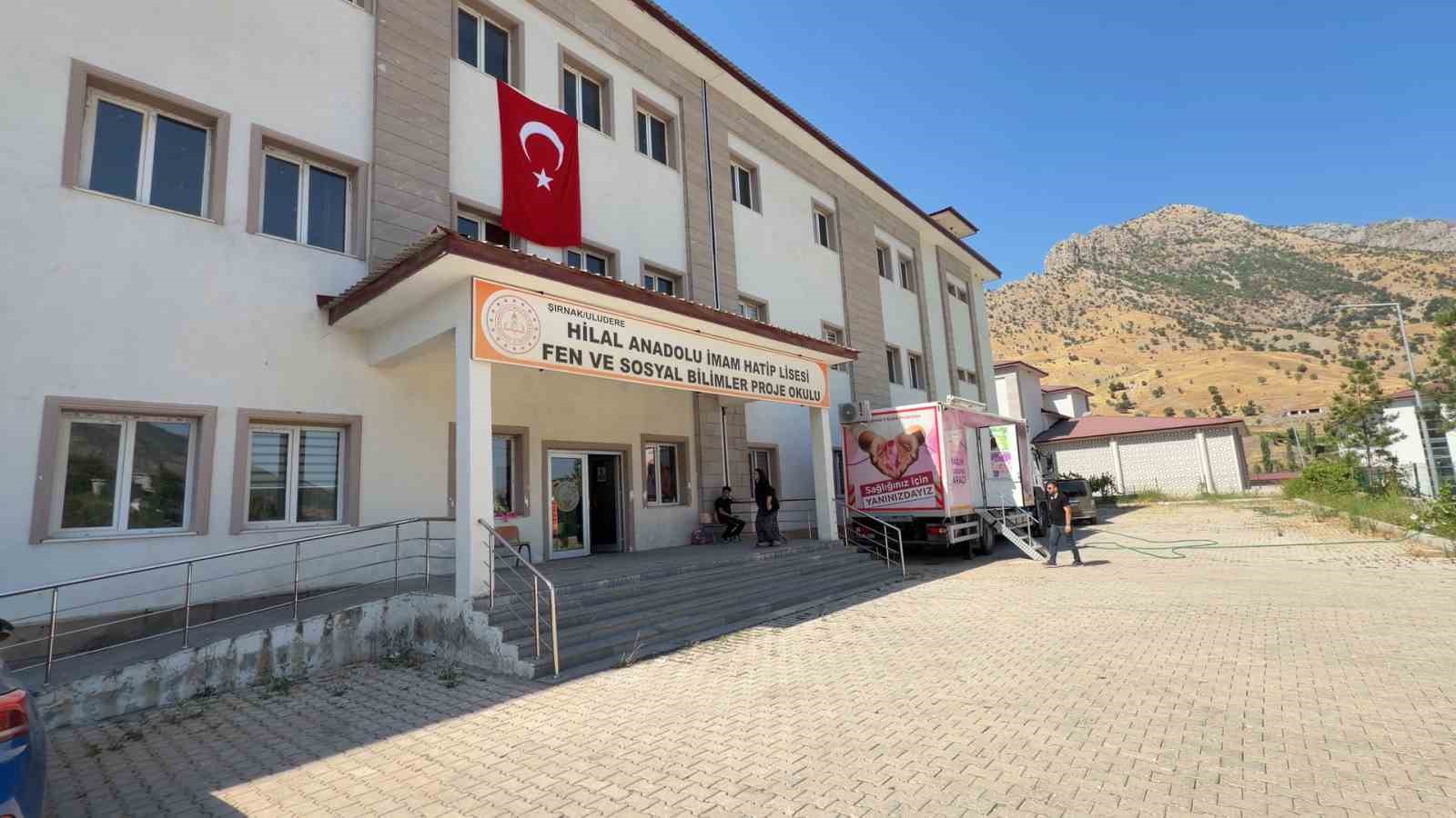 Uludere’de mobil KETEM aracı hizmete başladı