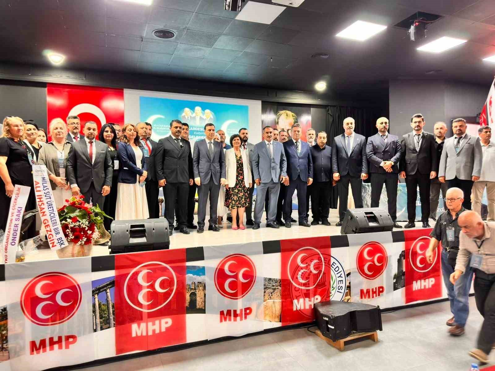 MHP Milas’ta Başkan Ongün güven tazeledi