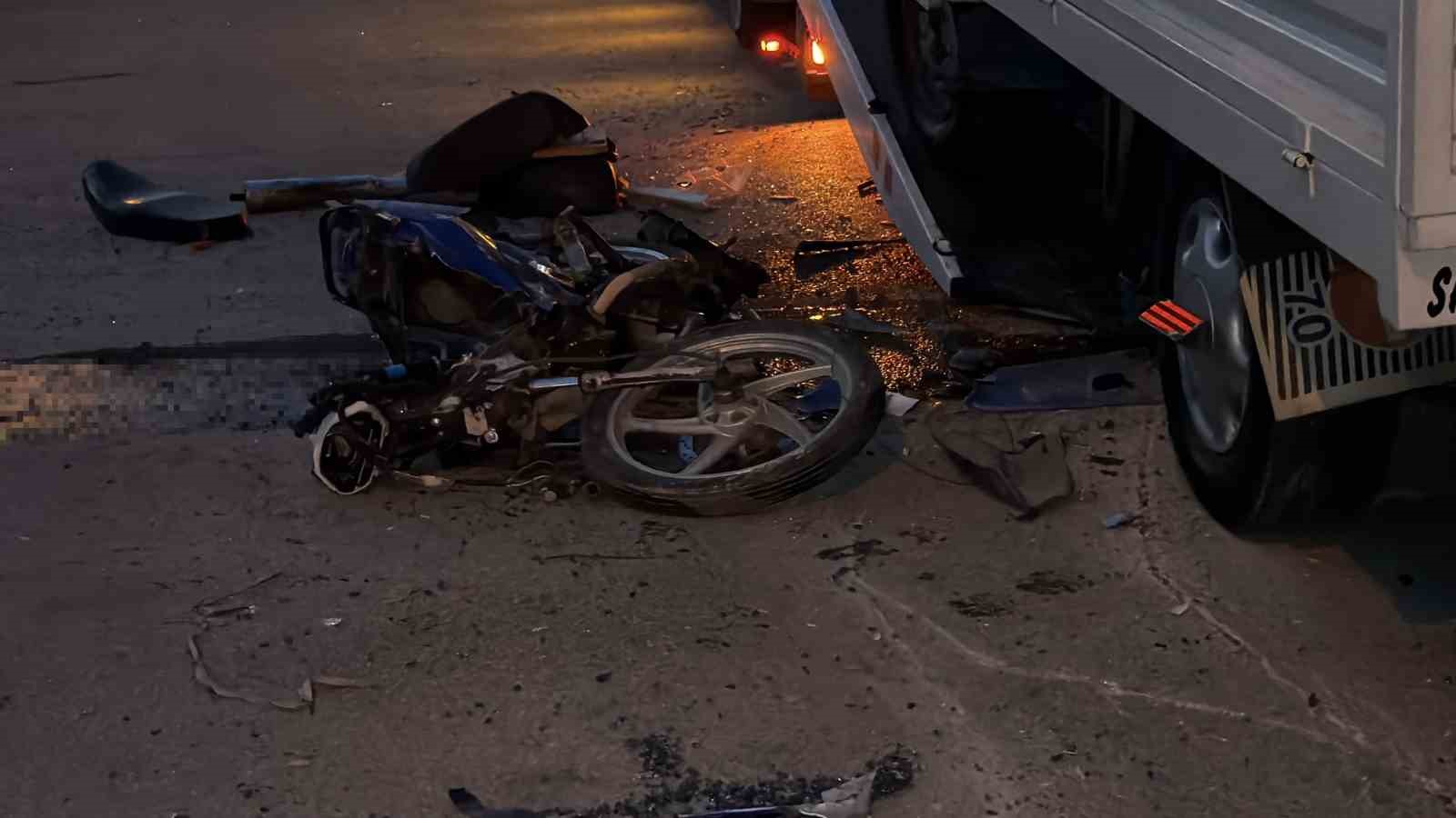 Bolu’da motosiklet ile kamyonet çarpıştı: 1 ölü, 1 yaralı