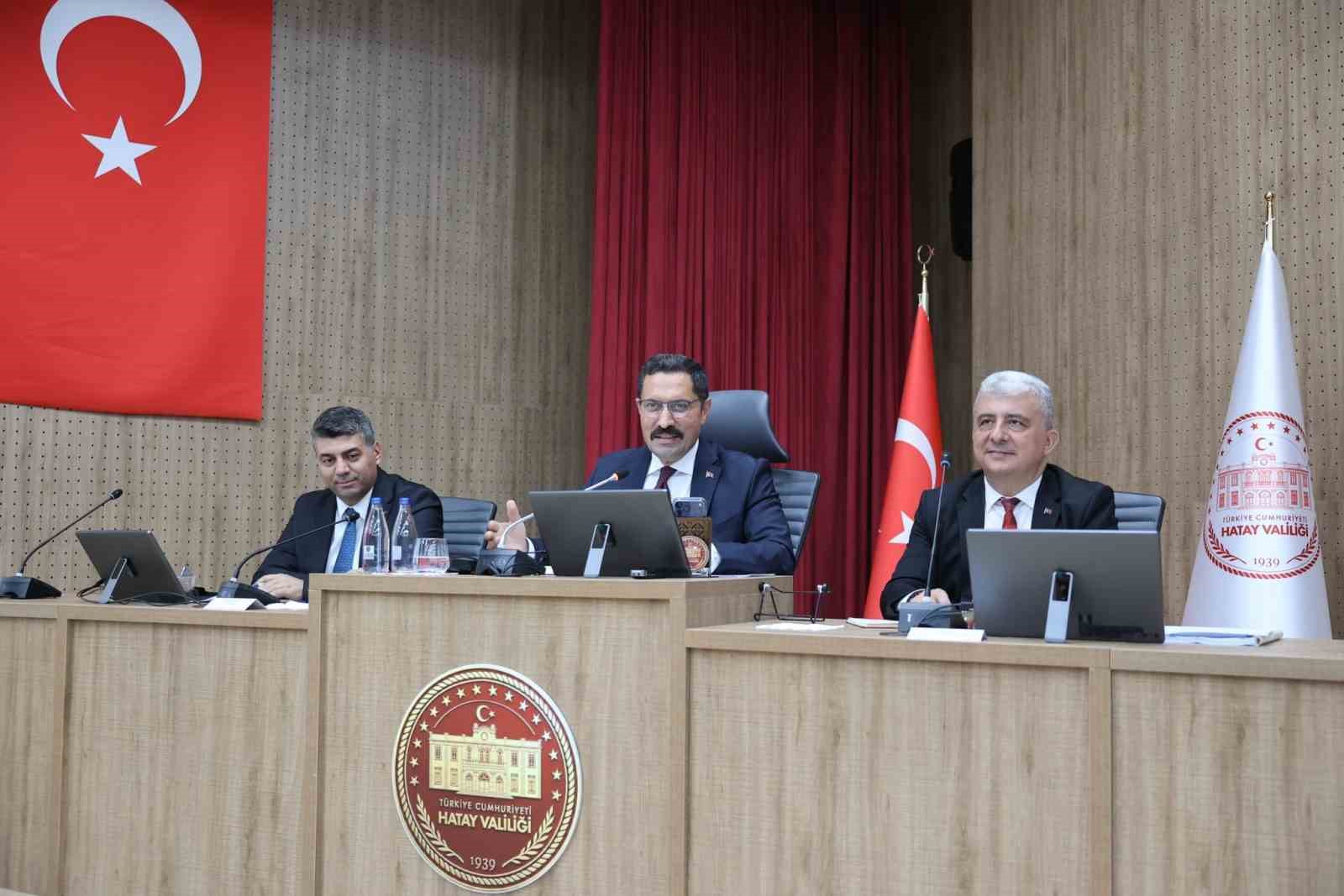 Vali Masatlı başkanlığında il koordinasyon kurulu toplantısı gerçekleştirildi