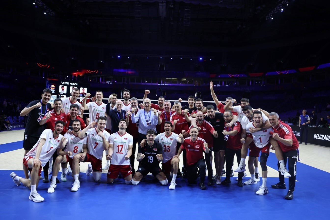 A Milli Erkek Voleybol Takımı, tarihinde ilk kez Milletler Ligi’nde çeyrek finalde