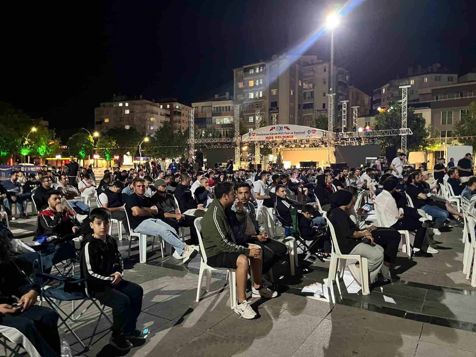 Çorum’da Dünya Kupası finali heyecanı
