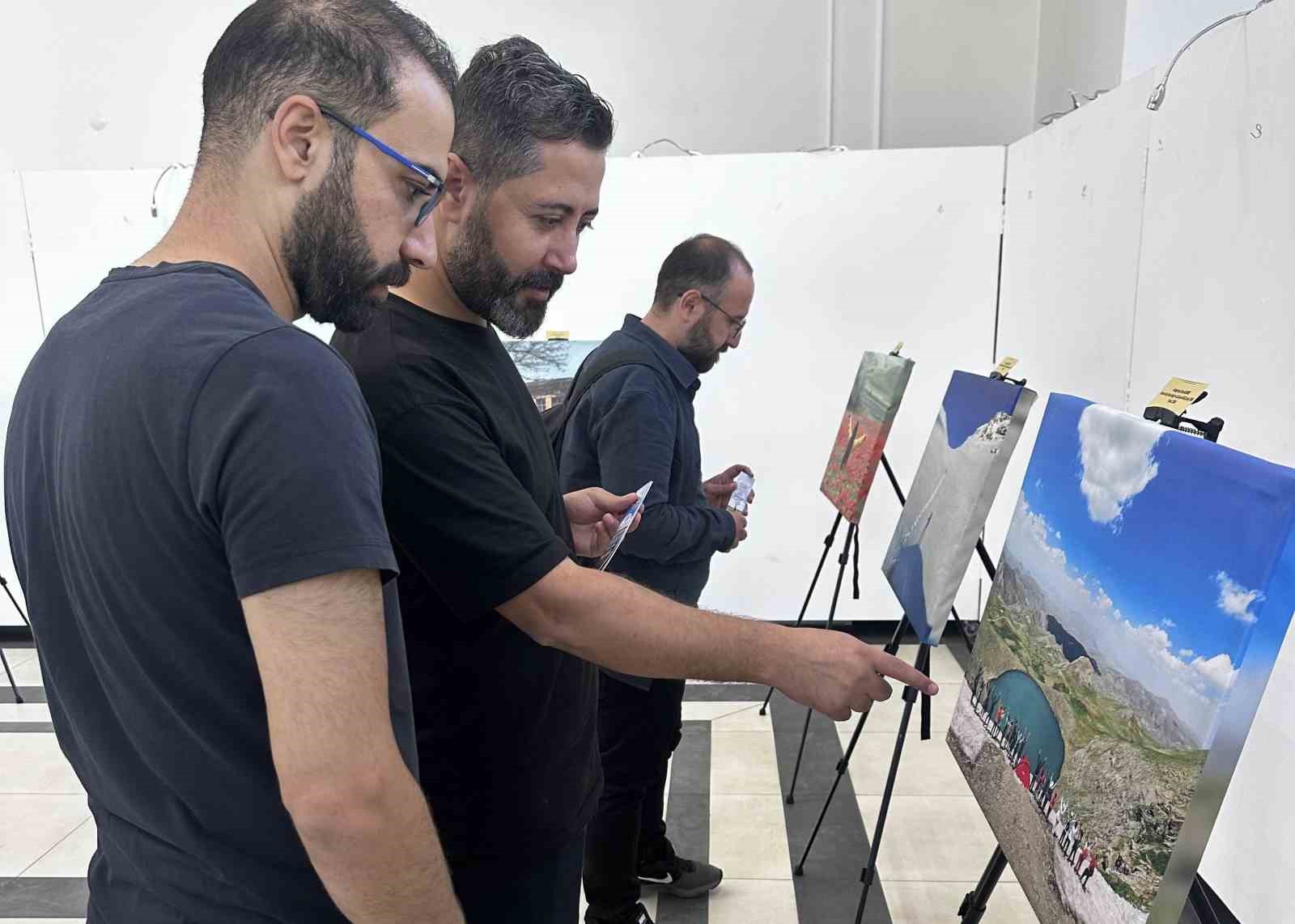 Vanlı dağcıların objektifinden doğa manzaraları sergilendi