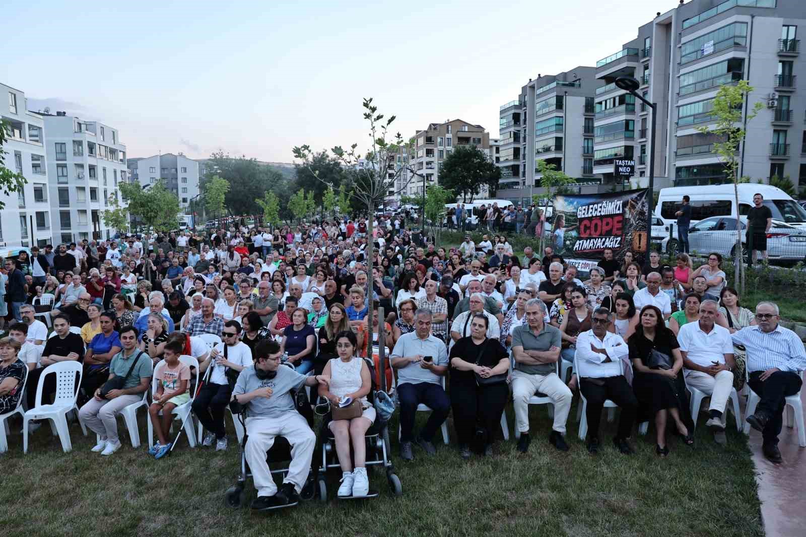 Nilüfer’de katı atık ve geri kazanım tesisine karşı eylem
