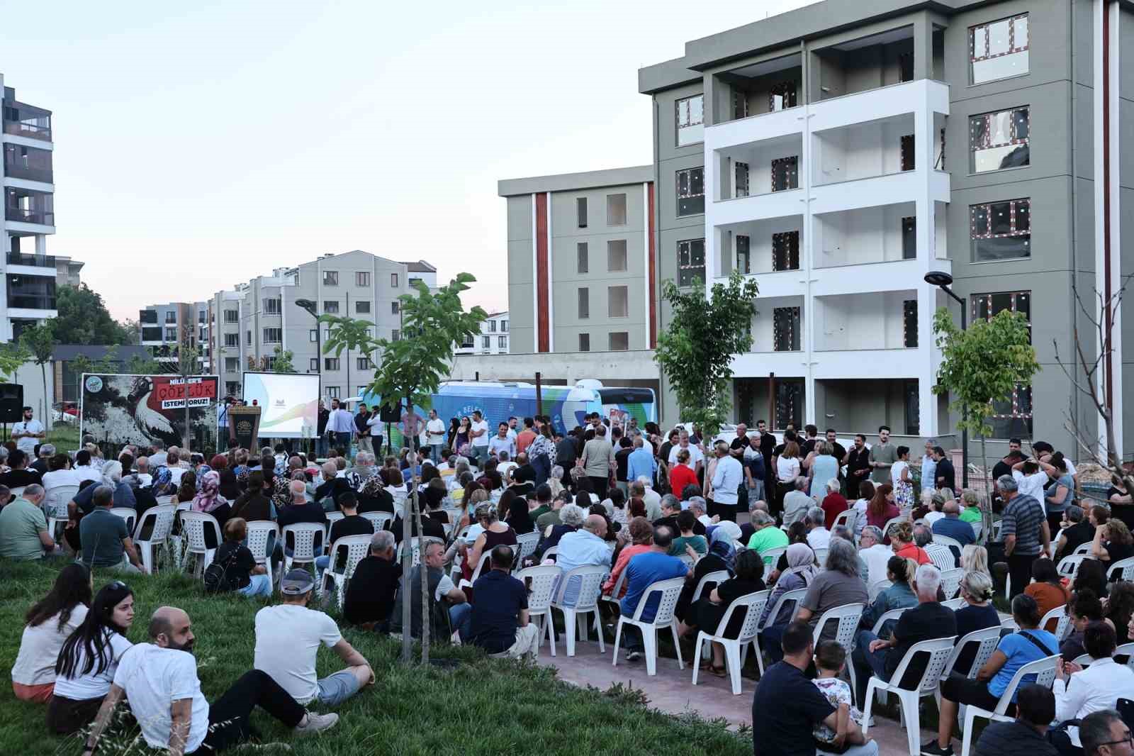 Nilüfer’de katı atık ve geri kazanım tesisine karşı eylem