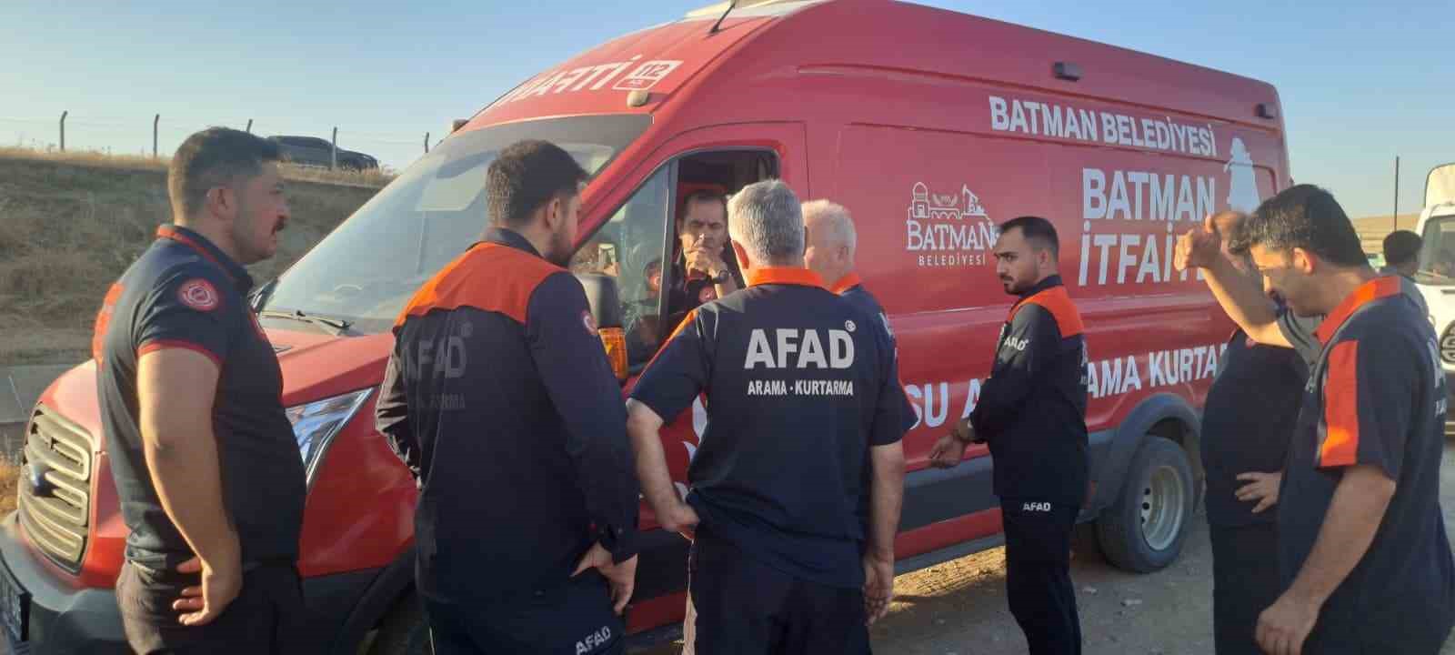 Sulama kanalında kaybolan çoban için arama çalışması başlatıldı