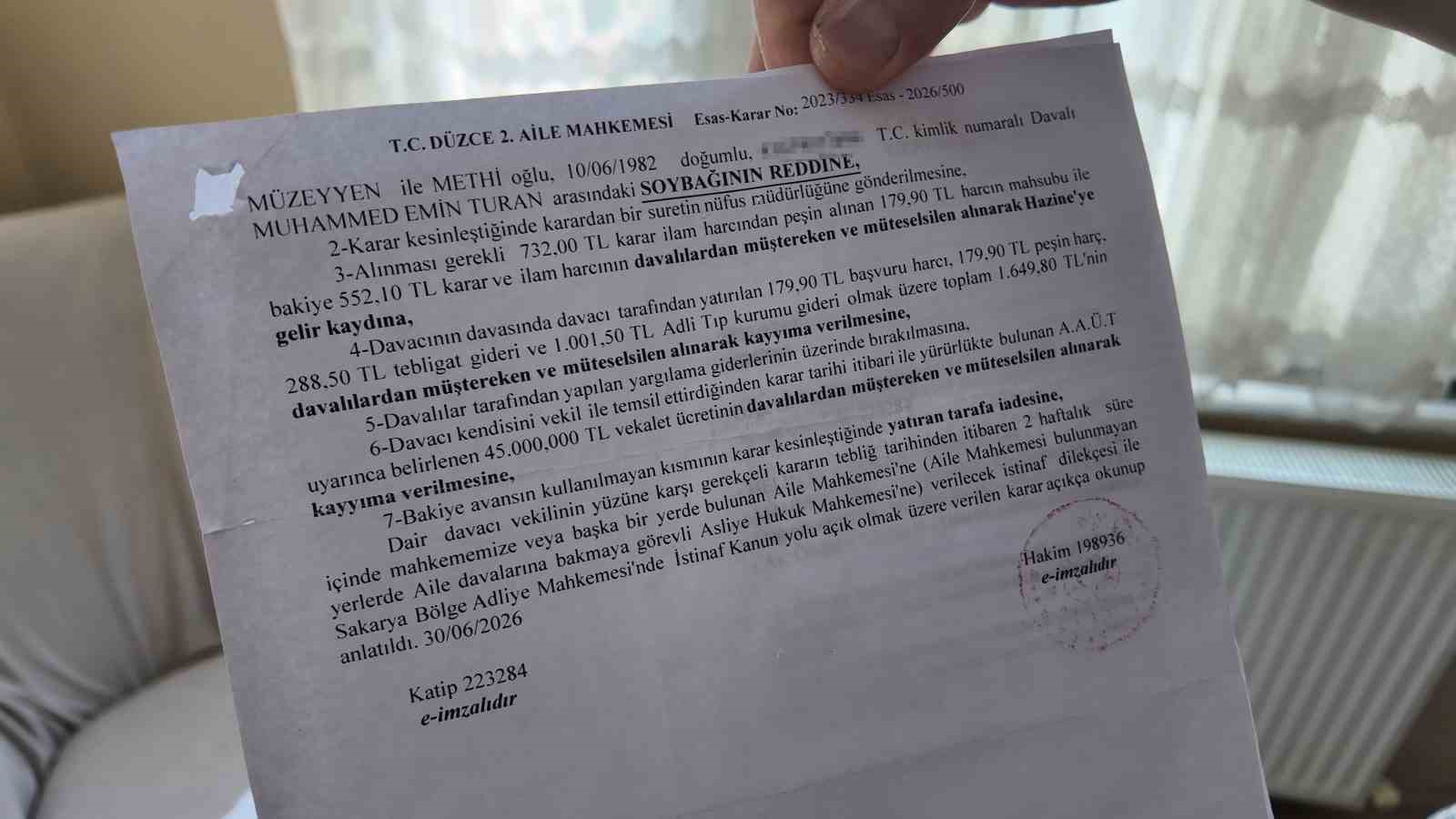 Kendisinden olmayan çocuk için mahkemeye borçlu çıktı: "Bu haksızlığa kim dur diyecek?"