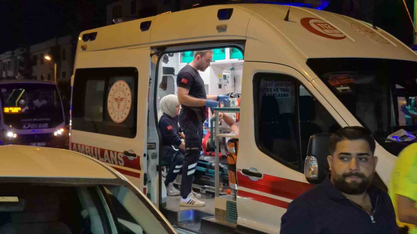Bisiklet ile motosiklet çarpıştı: 2 kişi yaralandı