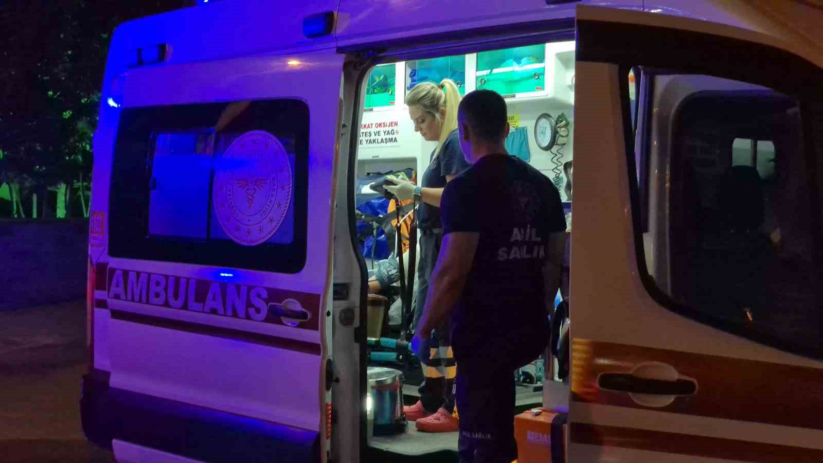 Bisiklet ile motosiklet çarpıştı: 2 kişi yaralandı