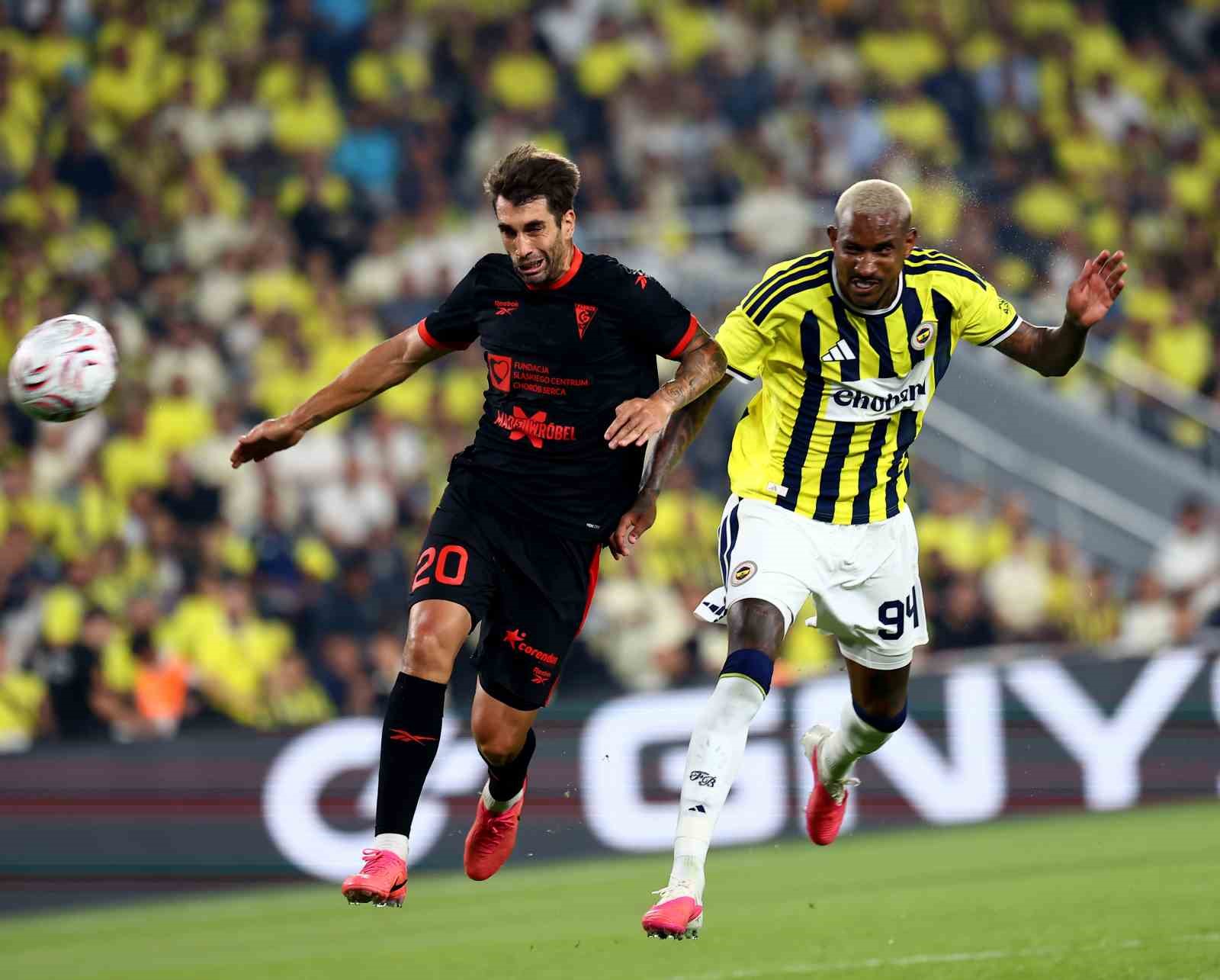 UEFA Şampiyonlar Ligi: Fenerbahçe: 1 - Gornik Zabrze: 0 (Maç sonucu)