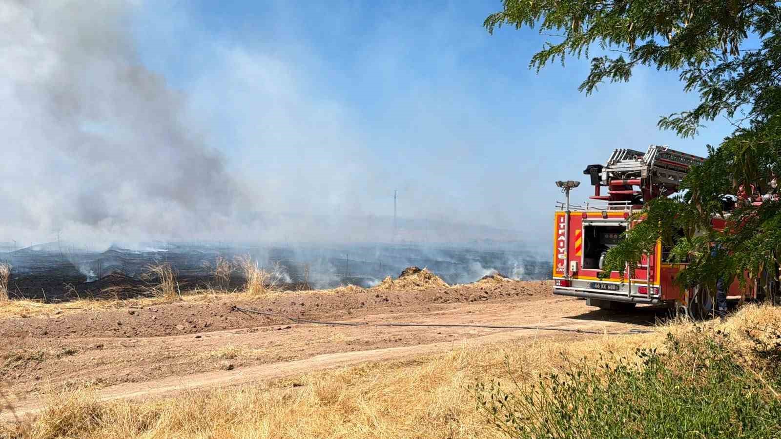 Yerköy’de yaklaşık 100 dekar alan kontrollü olarak yakıldı
