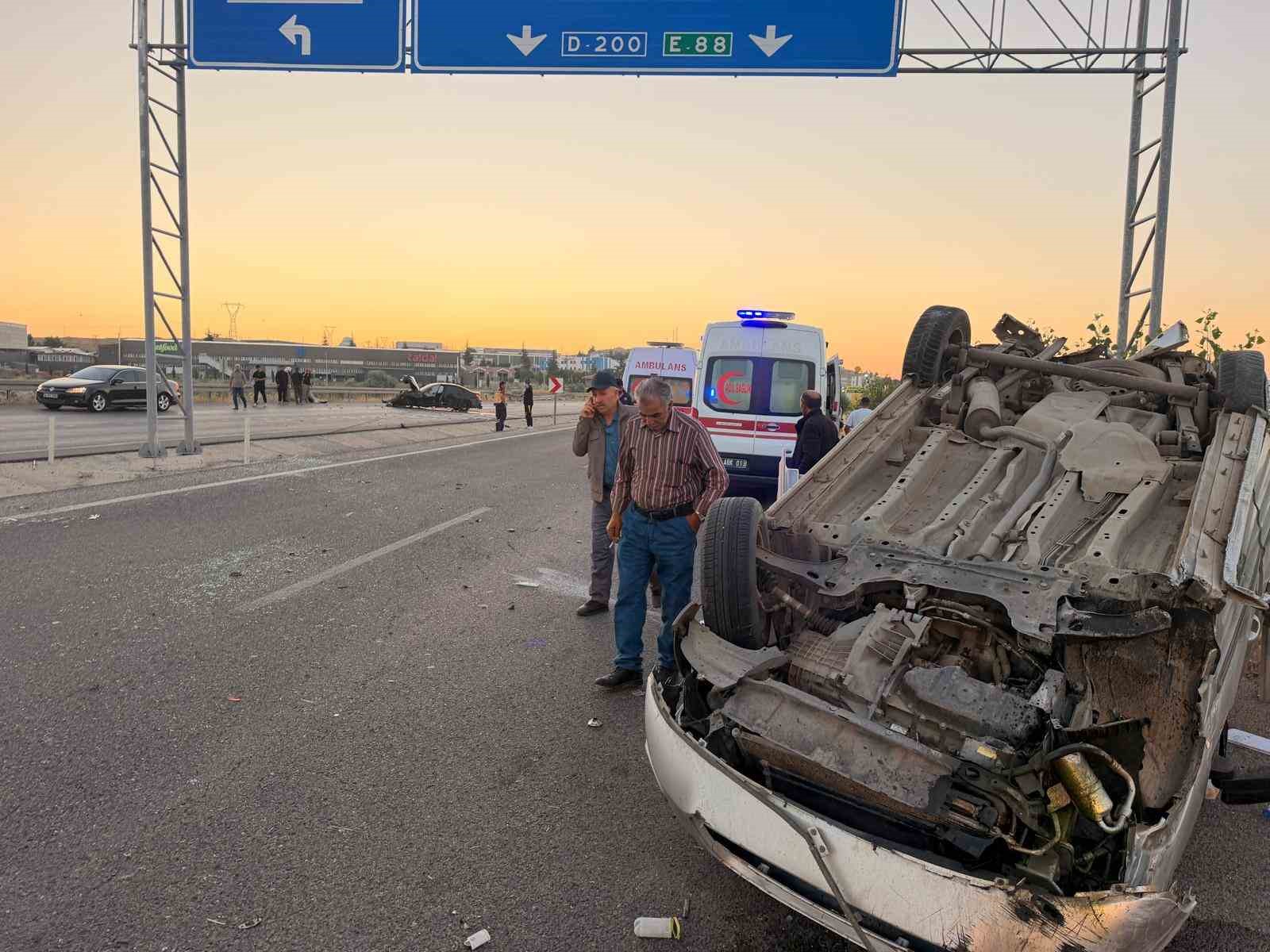 Yozgat’ta iki araç çarpıştı: 2 yaralı