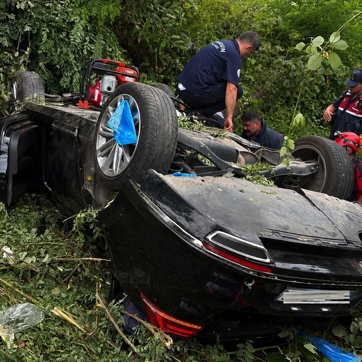 Giresun’da trafik kazası: 2 ölü, 3 yaralı