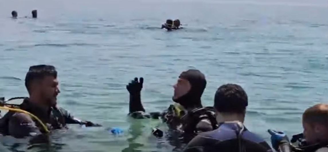 AFAD ekiplerinin sualtı arama kurtarma eğitimleri Saros Körfezi’nde sürüyor