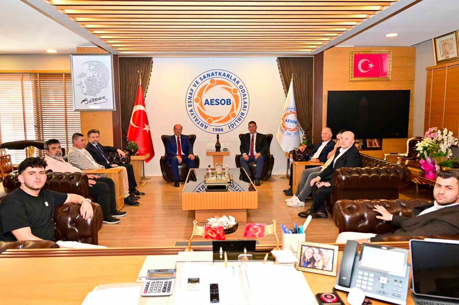 Ersin Tatar: "Türkiye ile KKTC arasındaki kardeşliğin en güçlü temsilcilerinden biri esnaftır"