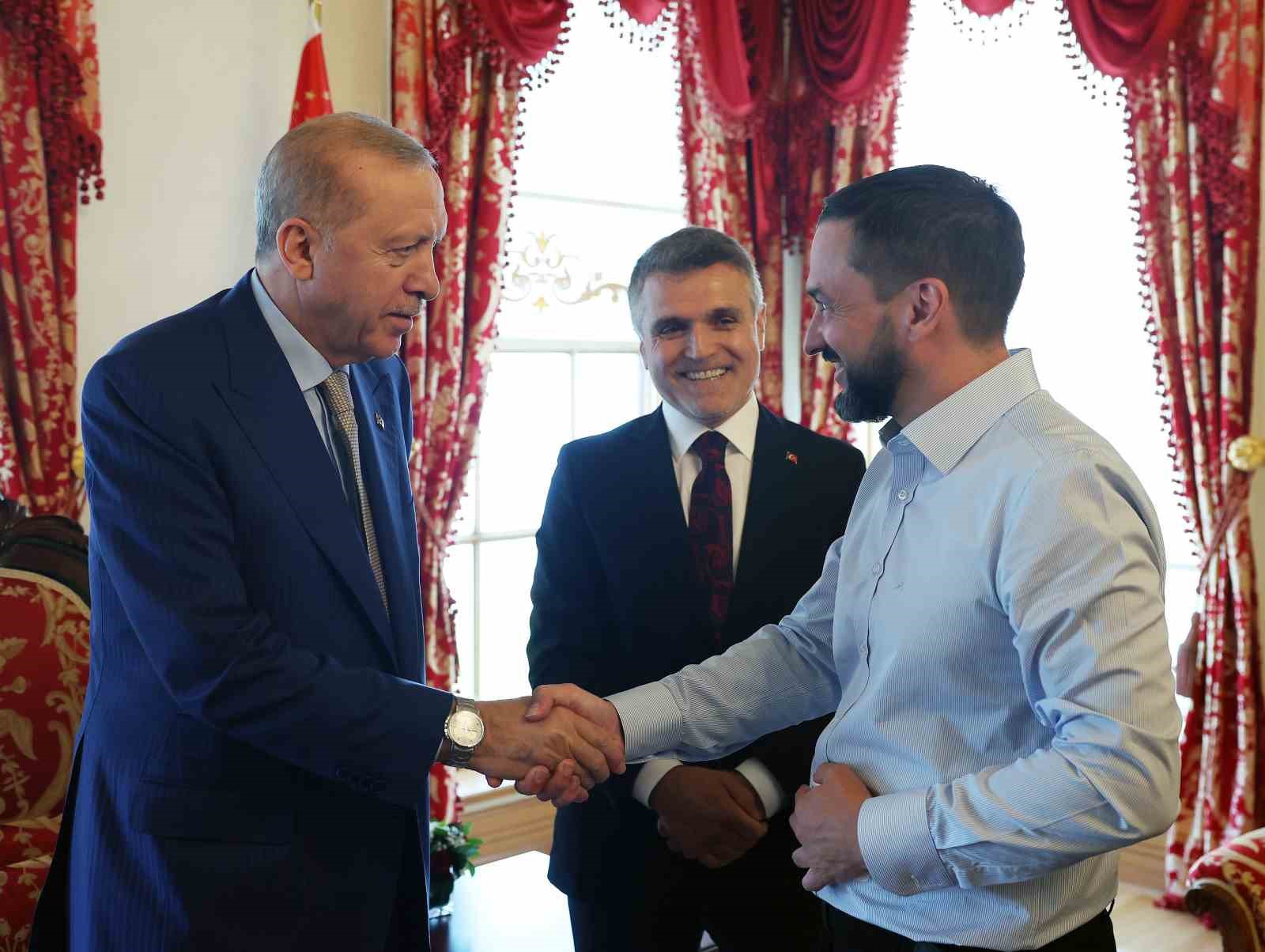 Cumhurbaşkanı Erdoğan "Cake Not Hate" kampanyasıyla tanınan Joshua Harris’i kabul etti