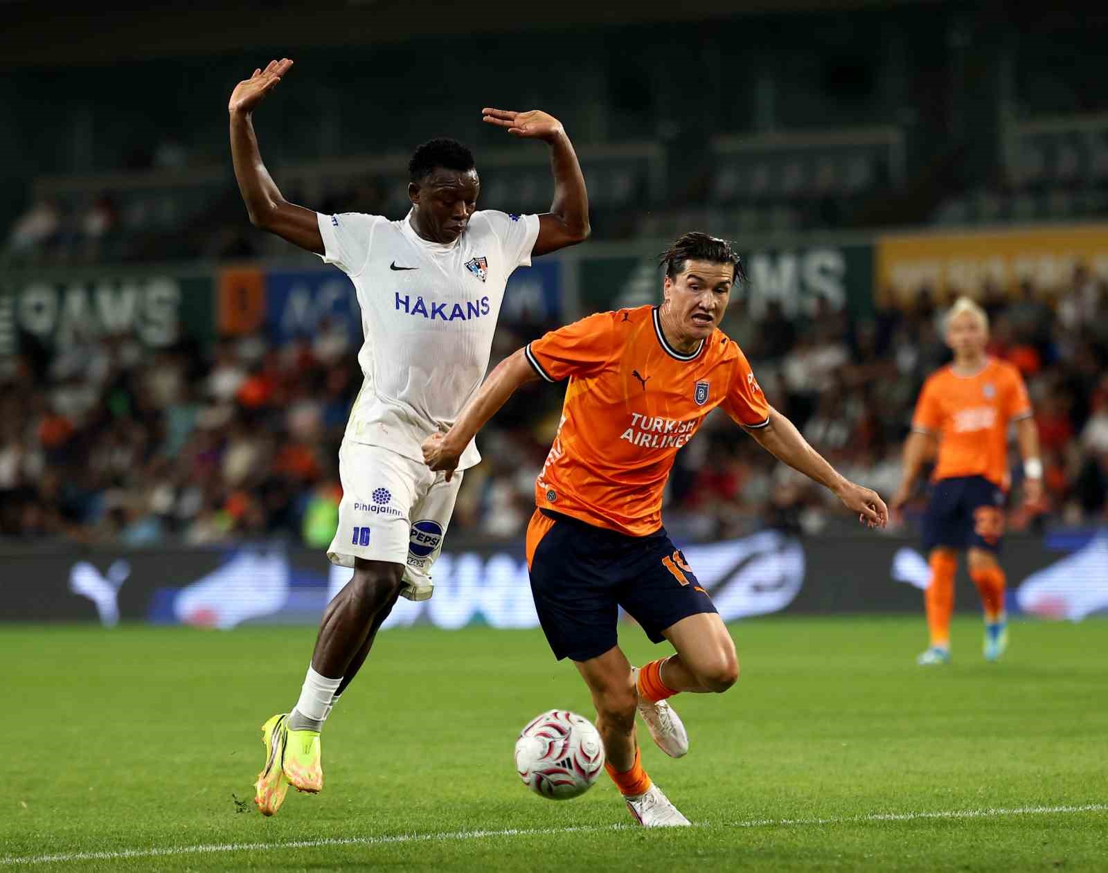 UEFA Konferans Ligi: Başakşehir: 0 - Inter Turku: 1 (İlk yarı)