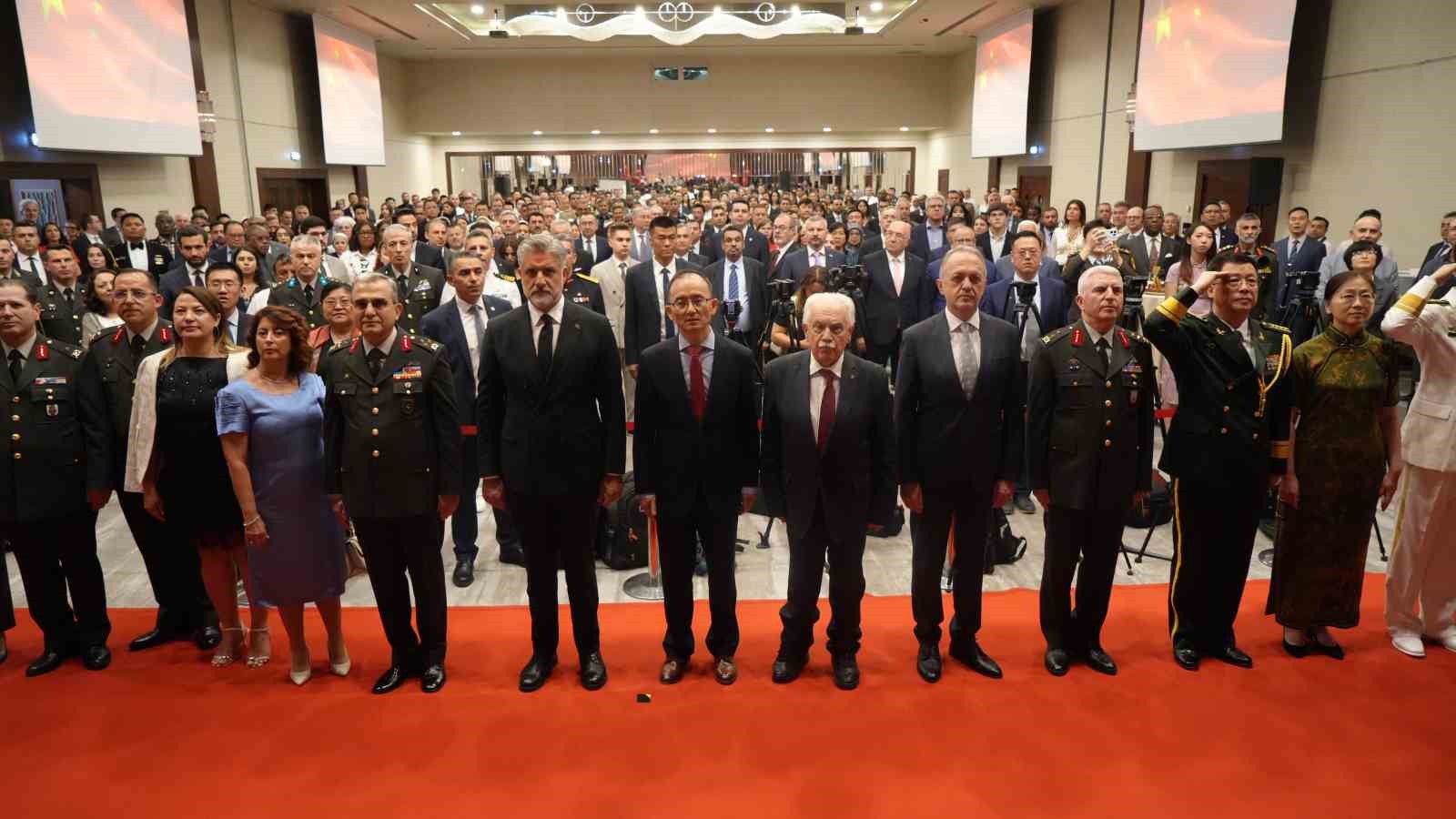 Ankara’da Çin Halk Kurtuluş Ordusu’nun kuruluşunun 99. yıl dönümü kutlandı