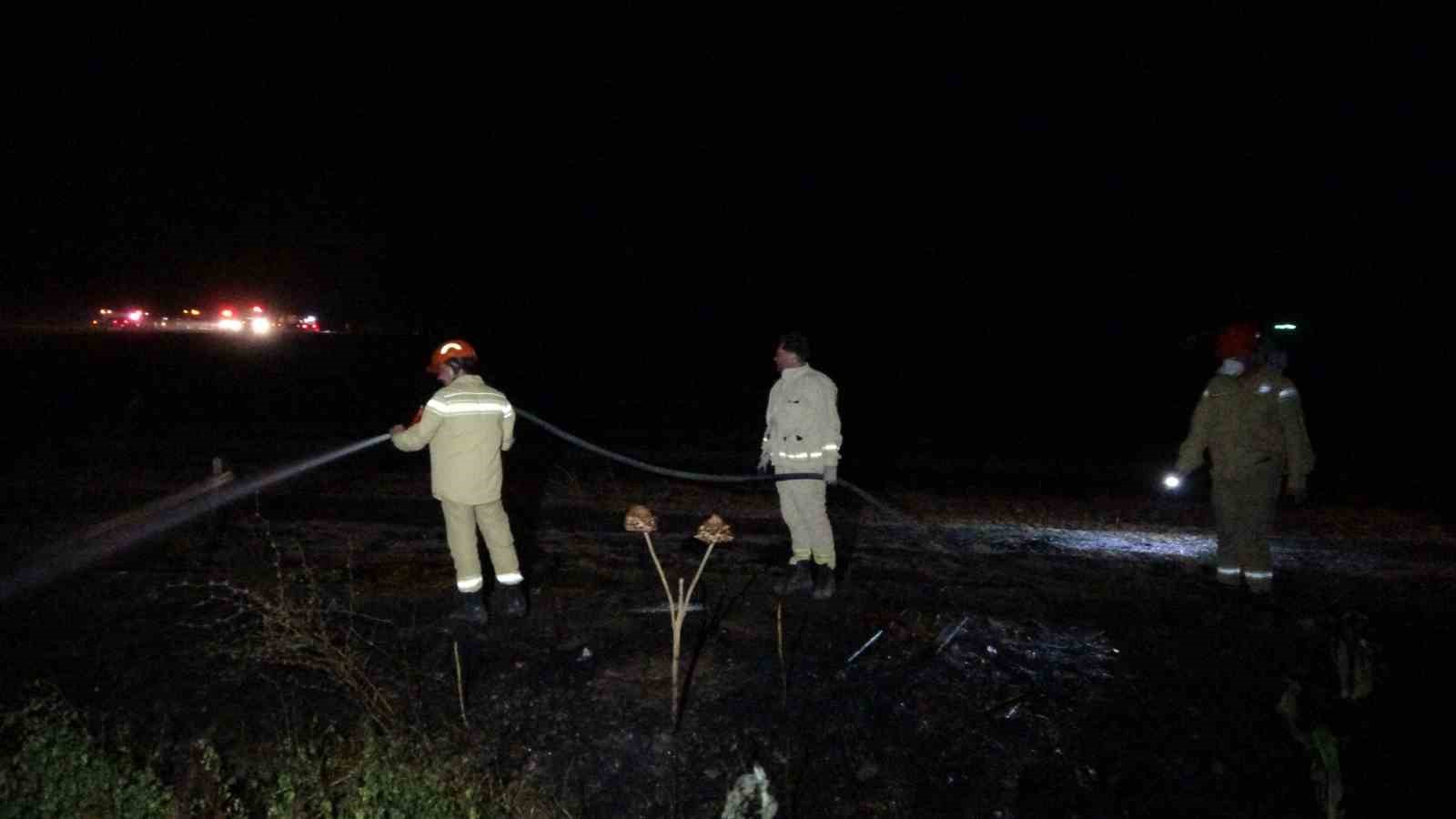 Çanakkale’de tarım arazisindeki yangın kontrol altına alındı
