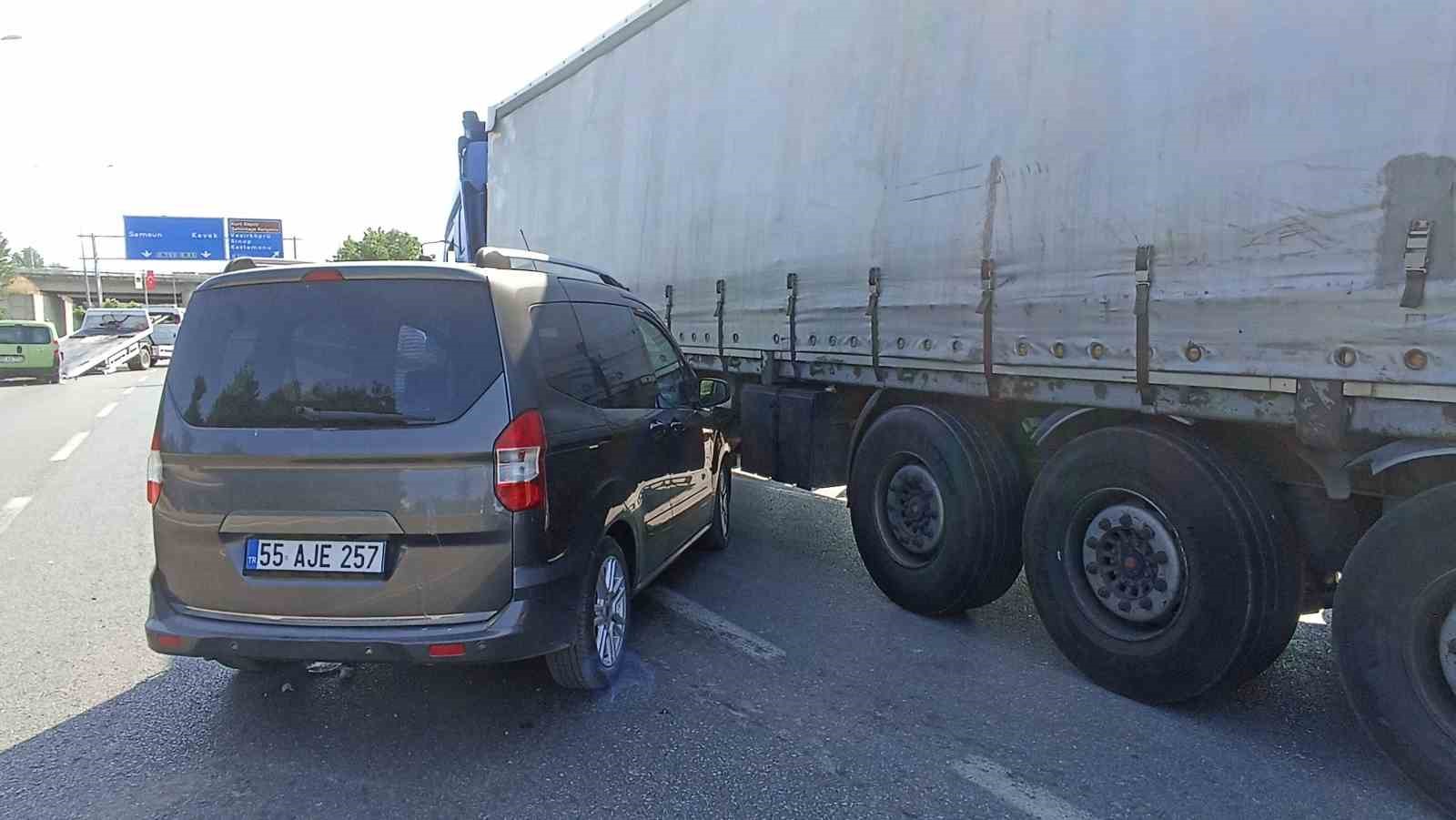 Samsun’da zincirleme kaza: 3 yaralı