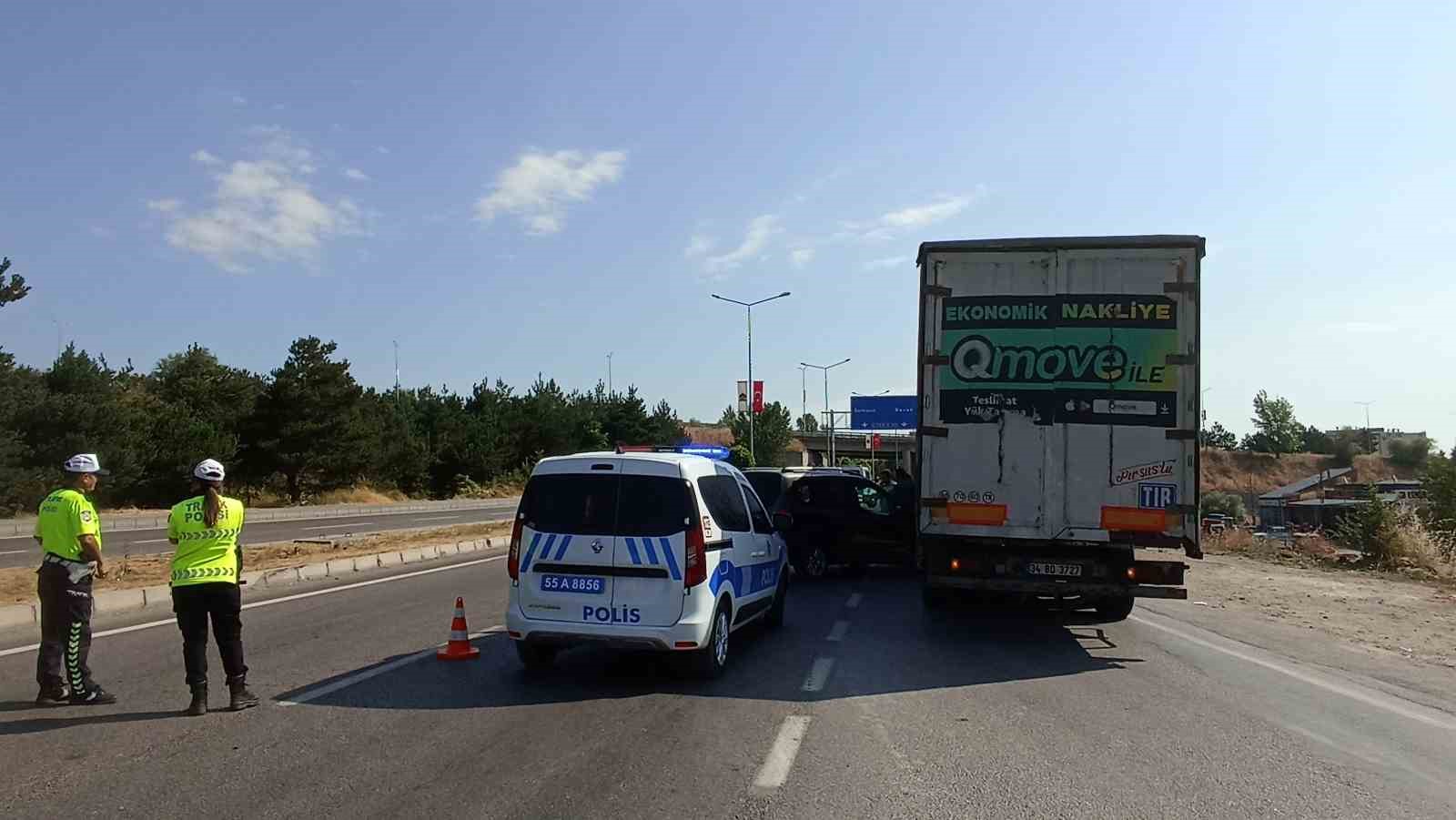 Samsun’da zincirleme kaza: 3 yaralı