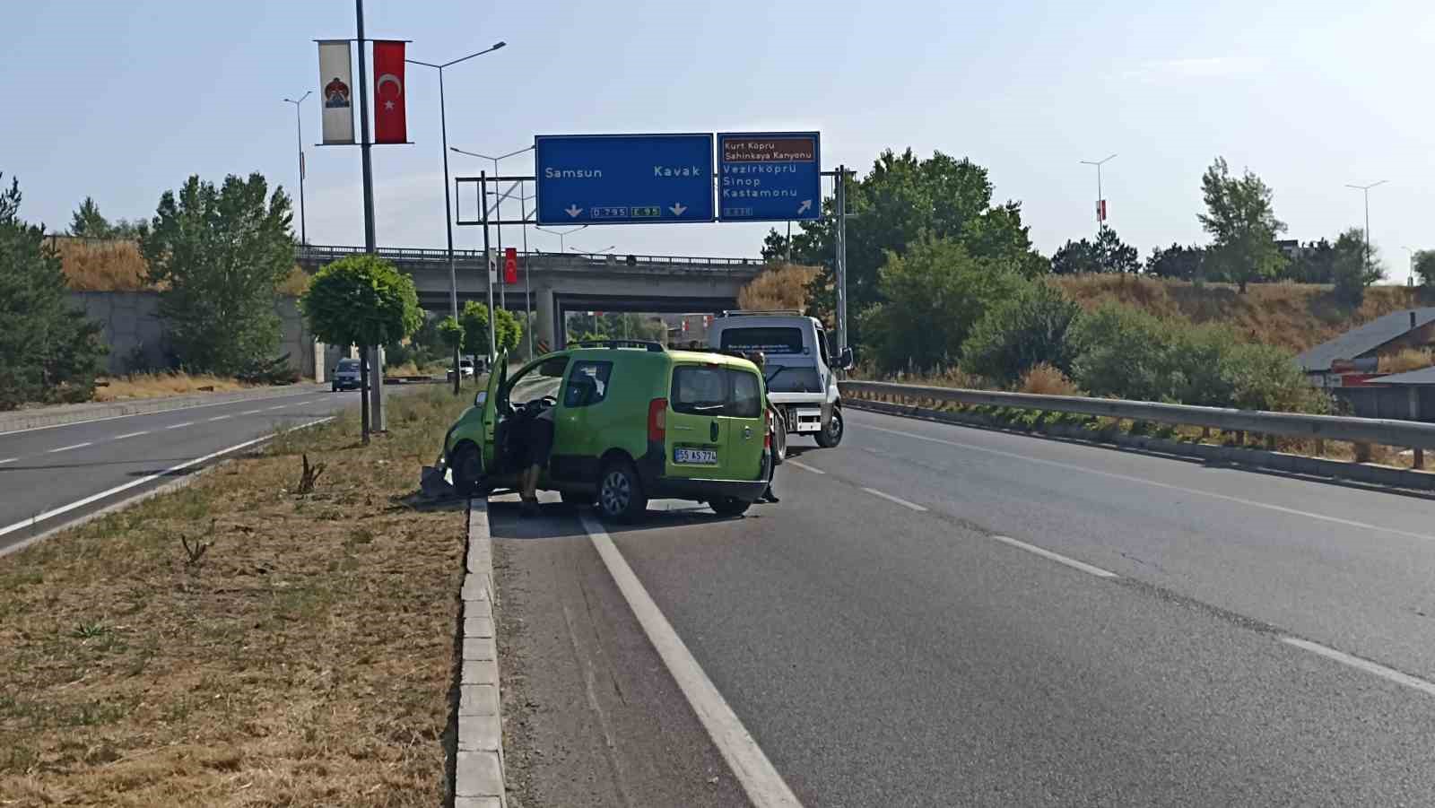 Samsun’da zincirleme kaza: 3 yaralı