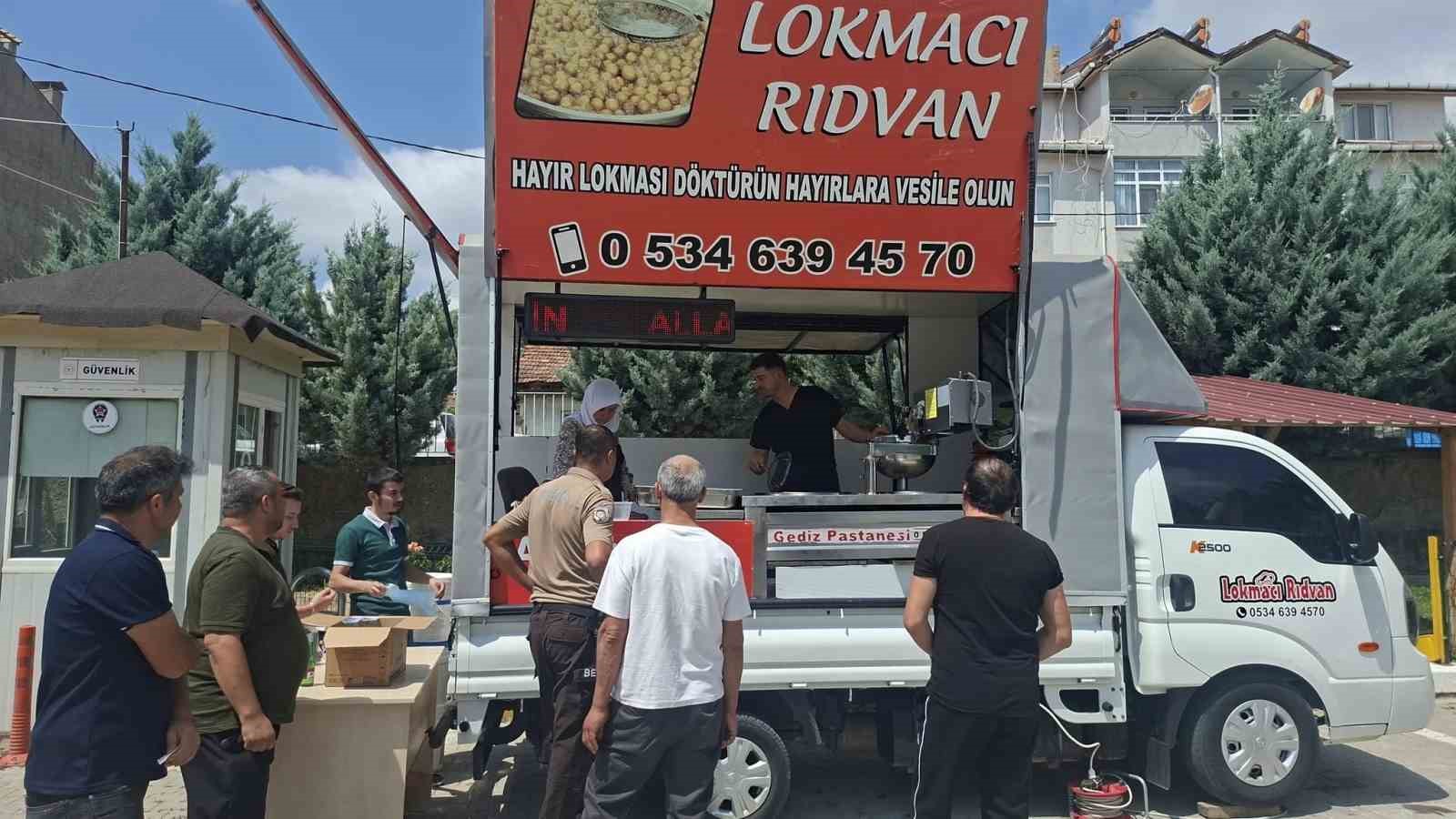 Hisarcık İlçe Hastanesi’nde geleneksel lokma hayrı