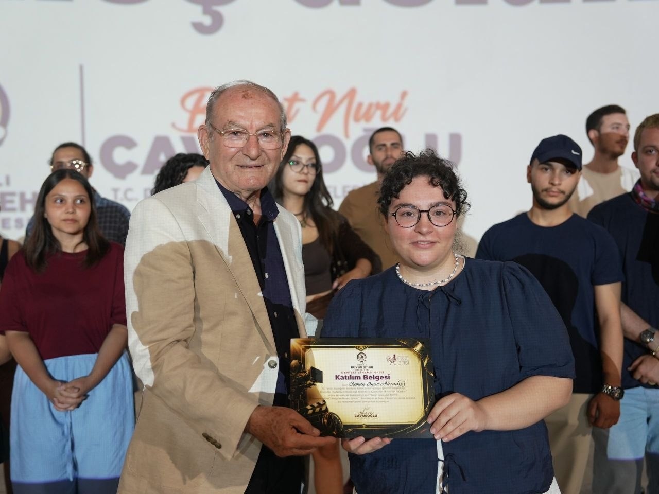 Denizli Büyükşehir’in yaz sinemalarında usta sanatçılar sinemaseverlerle buluştu