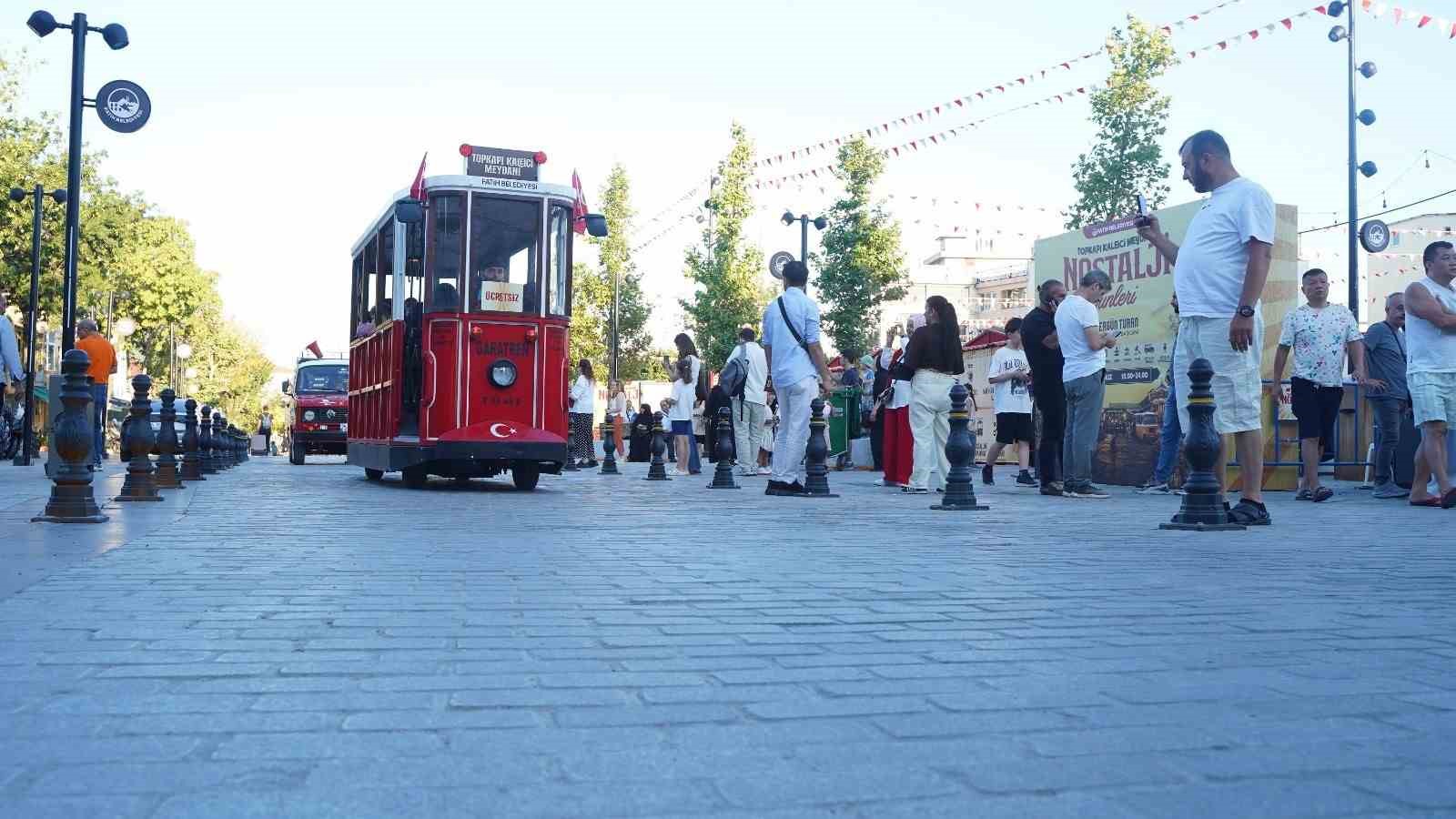 Fatih Belediyesi nostalji günleriyle geçmişi bugünle buluşturuyor