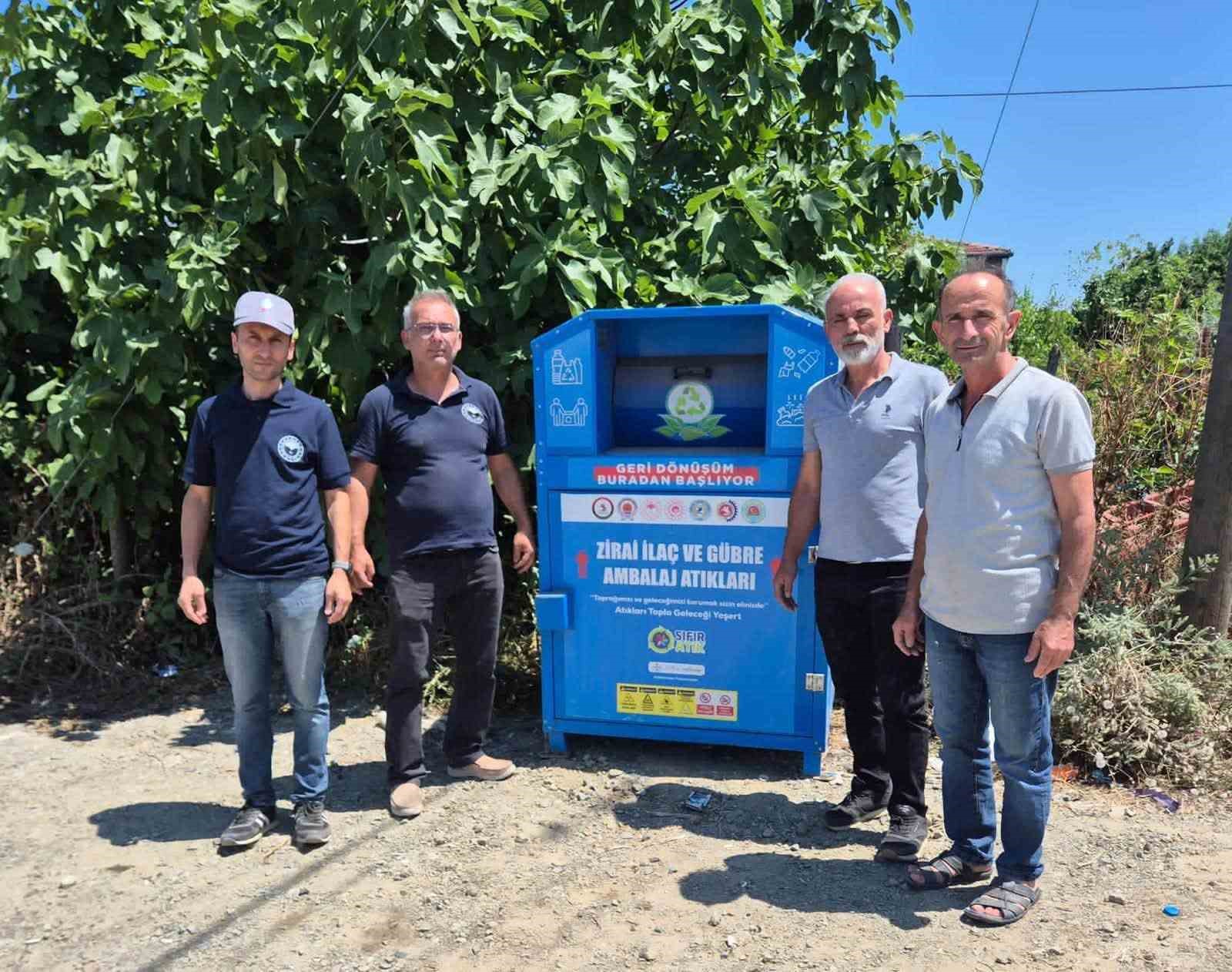 Samsun’a bitki ambalaj atıkları için 105 yeni konteyner