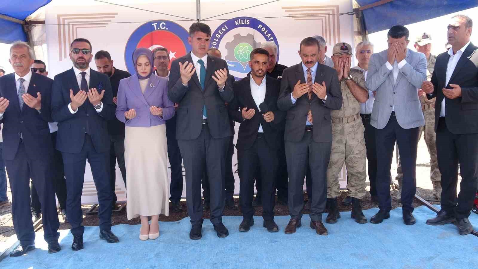 Polateli-Şahinbey OSB’de içme suyu isale hattının temeli atıldı