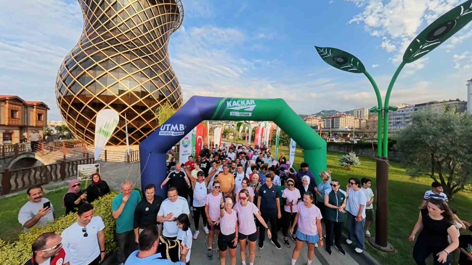 Rize’de 5 kilometrelik halk koşusu