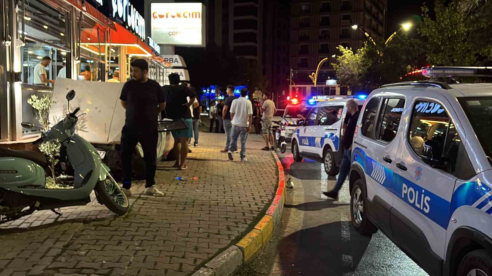 Polise direnip kaçtı, otopark girişinde böyle yakalandı