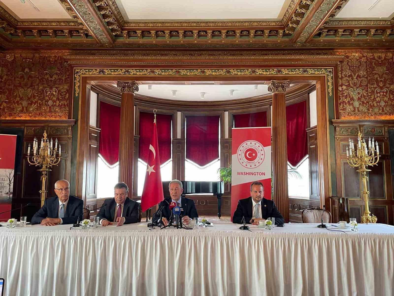 TBMM Milli Savunma Komisyonu Başkanı Akar: "Vaşington’da Türkiye’nin milli menfaatlerini savunmak bizim asli görevimizdir"