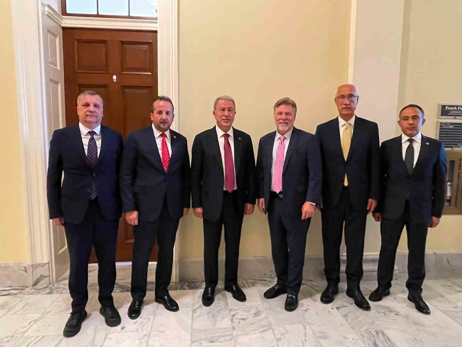 TBMM Milli Savunma Komisyonu Başkanı Akar: "Vaşington’da Türkiye’nin milli menfaatlerini savunmak bizim asli görevimizdir"