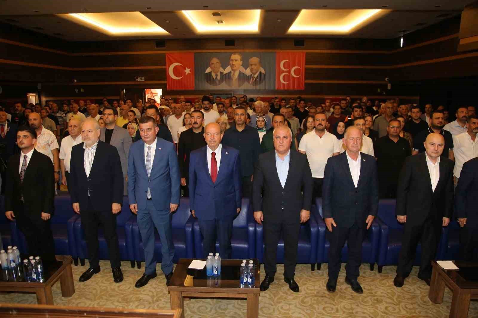 KKTC 5. Cumhurbaşkanı Tatar: "Kıbrıs’ta bir anlaşma ancak iki devletli bir anlaşmayla olur"