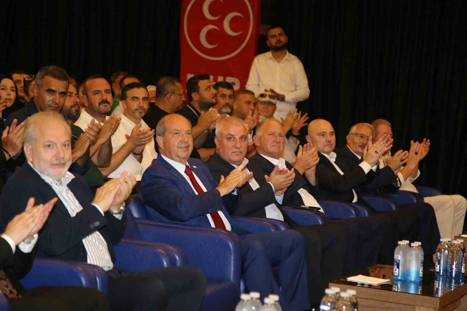 KKTC 5. Cumhurbaşkanı Tatar: "Kıbrıs’ta bir anlaşma ancak iki devletli bir anlaşmayla olur"