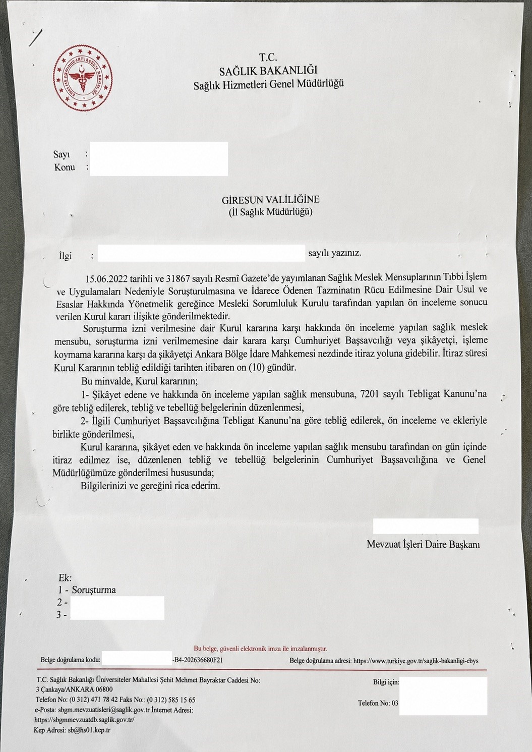Kalp krizi nedeniyle gelen hastaya "kas ağrısı" tanısı konup taburcu eden hastane hakkında bakanlık soruşturma izni verdi