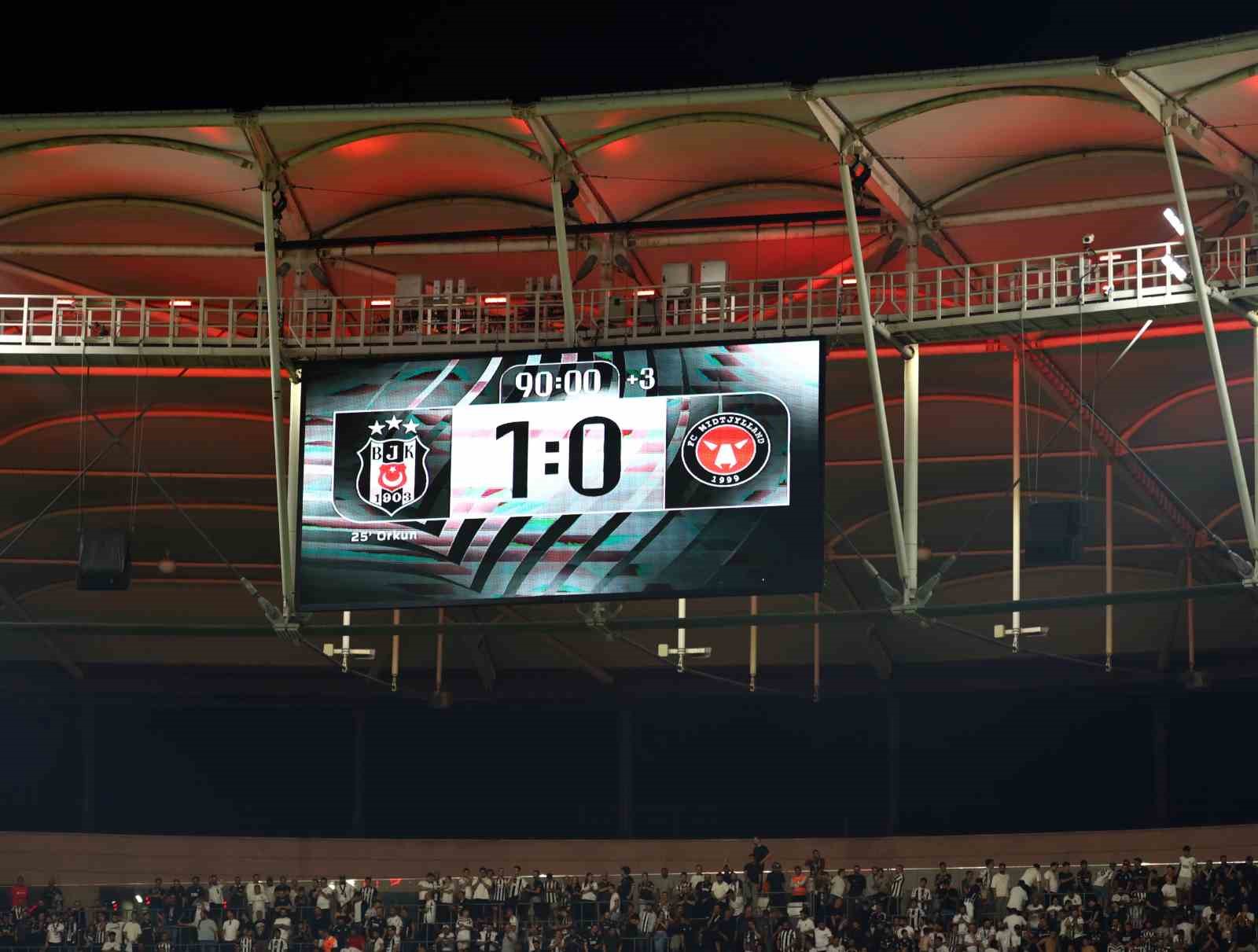 UEFA Avrupa Ligi: Beşiktaş: 1 - Midtjylland: 0 (Maç sonucu)