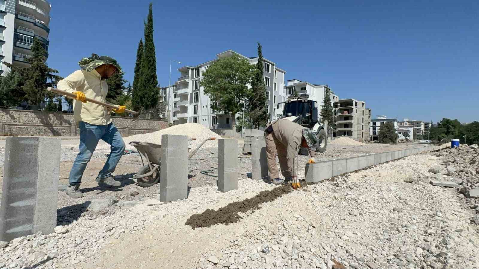 Adıyaman’da üstyapı çalışmaları sürüyor