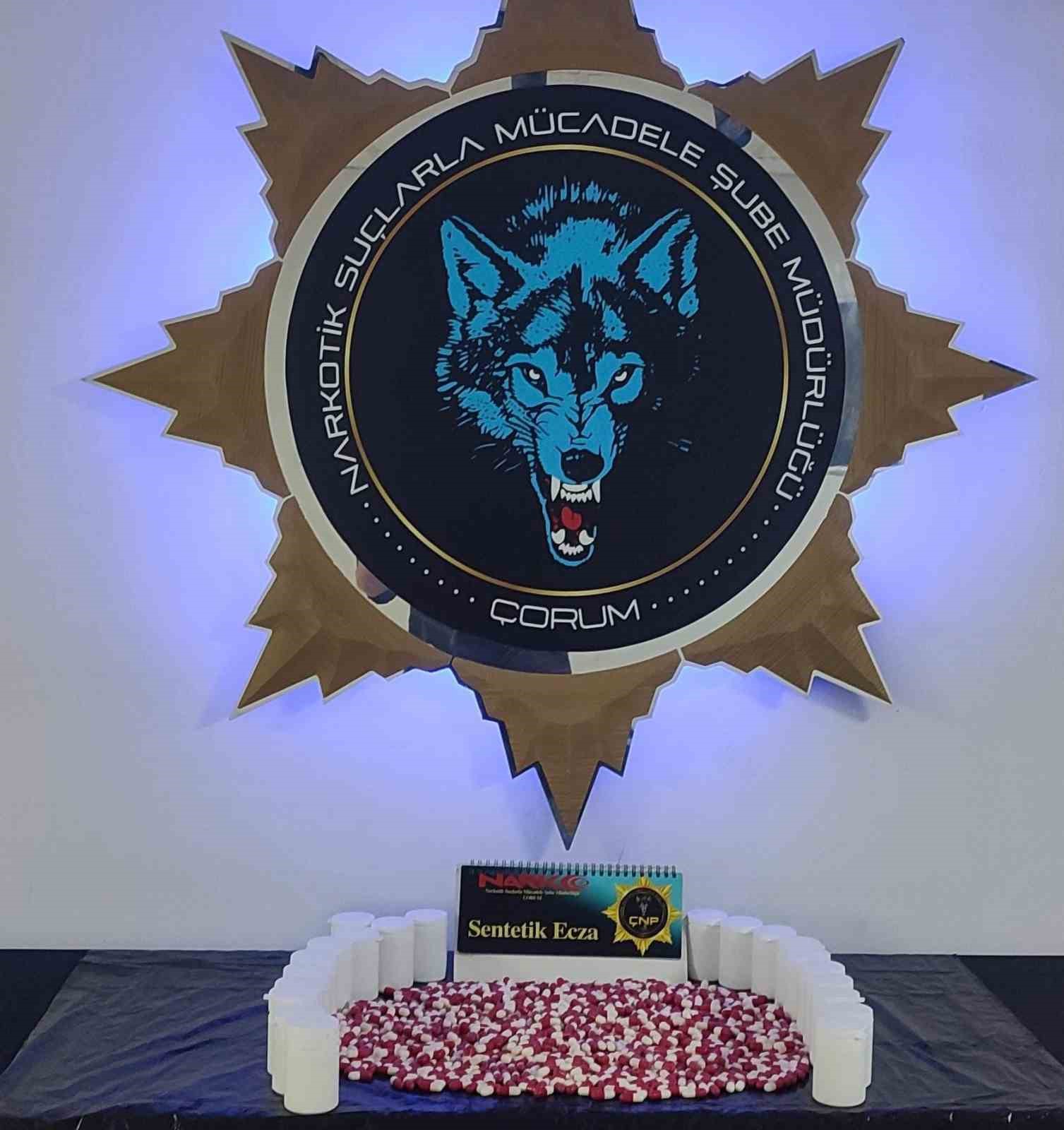 Çorum’da uyuşturucu operasyonu: 2 tutuklama