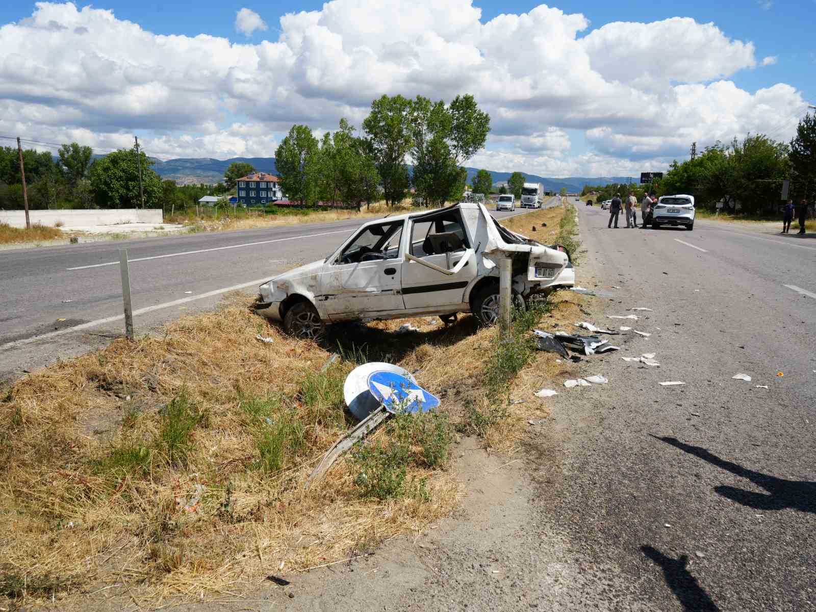 Kastamonu’da cip ile otomobil çarpıştı: 1’i ağır 5 yaralı