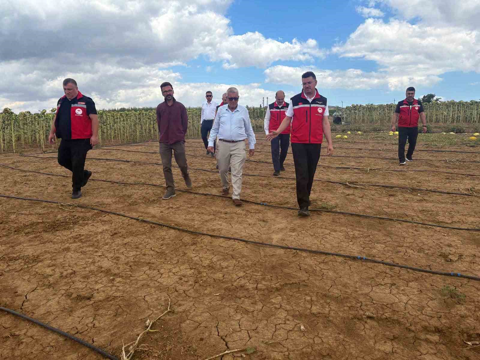 Tekirdağ’da dolunun vurduğu köylerde hasar tespit çalışmaları sürüyor