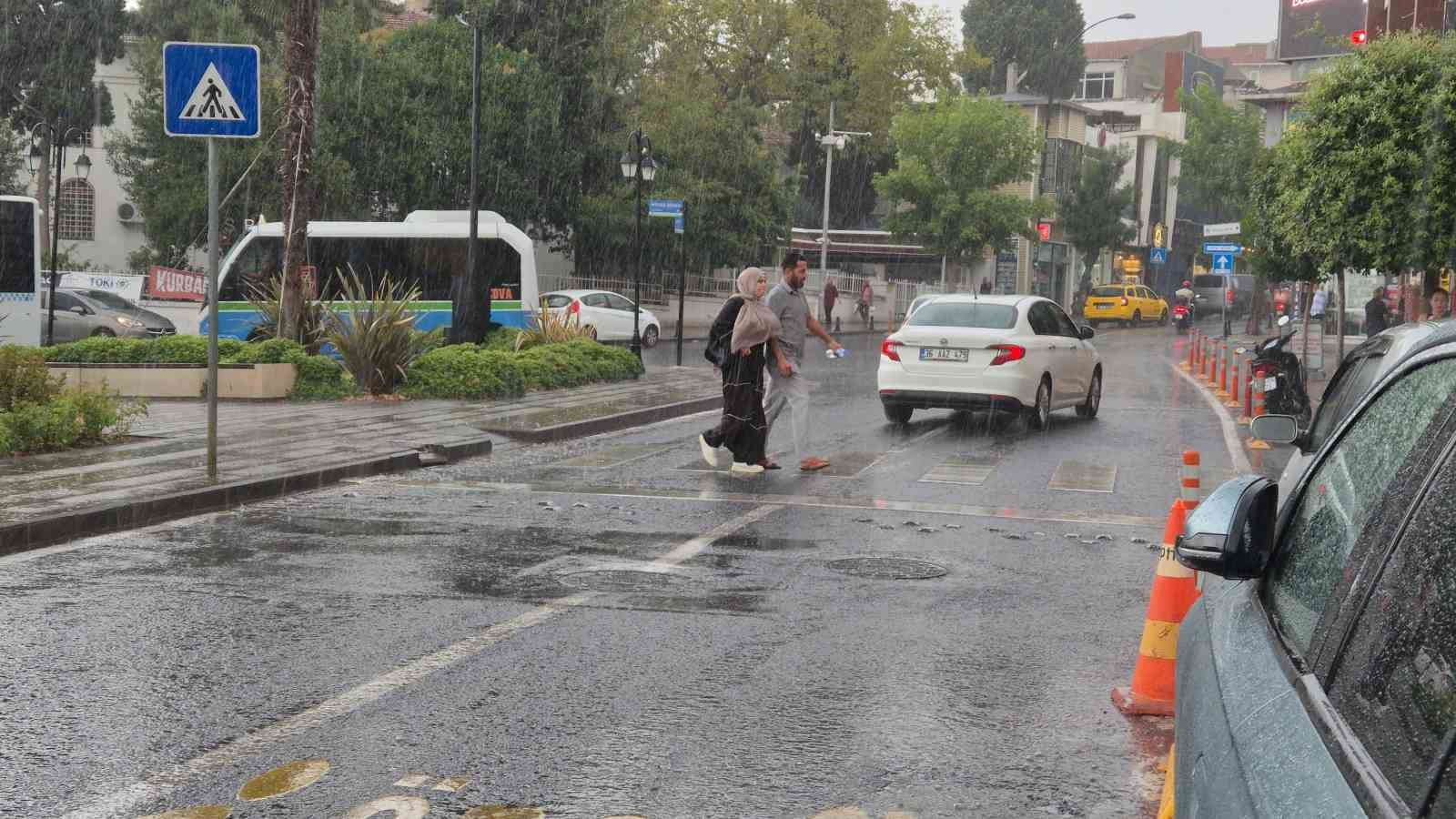 Tekirdağ’da şiddetli yağış