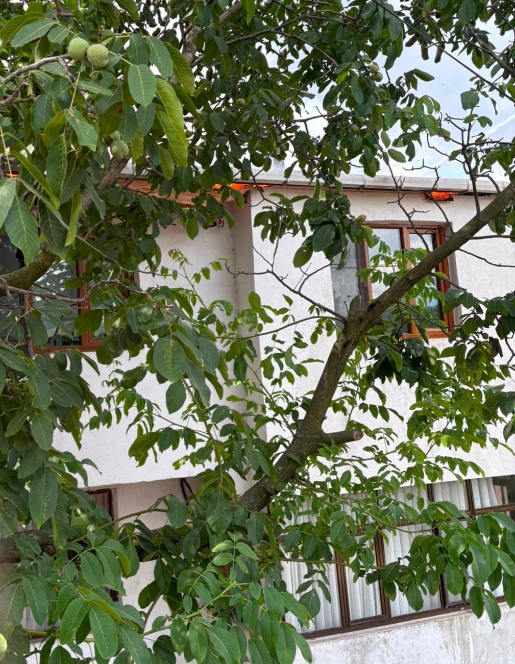 Gönen’de 2 katlı evde çıkan yangında hasar meydana geldi